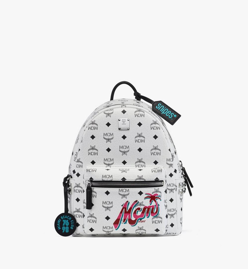 MCM x SNIPES Stark Side Studs Backpack in Visetos 1 MCM x SNIPES Stark Side Studs Backpack in Visetos 1